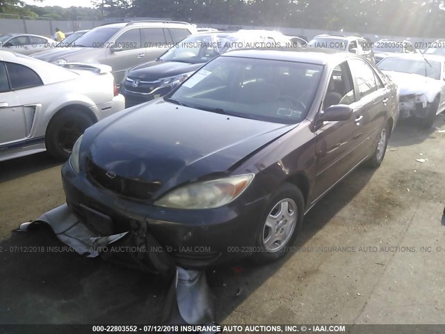 4T1BF32K72U514099 - 2002 TOYOTA CAMRY LE/XLE/SE 勃艮第红 照片 2