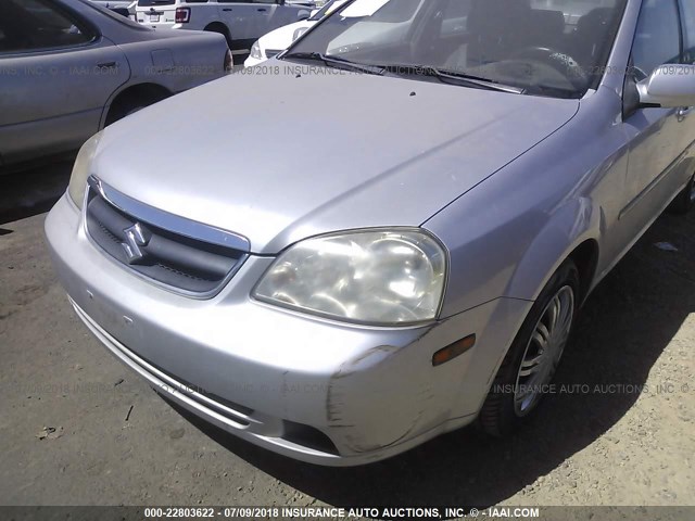 KL5JD56Z17K542918 - 2007 SUZUKI FORENZA CONVENIENCE/POPULAR SILVER photo 6