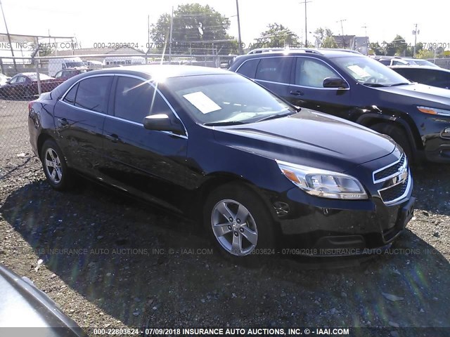 1G11B5SA8DU126227 - 2013 CHEVROLET MALIBU LS Қара фото 1