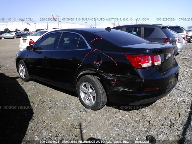 1G11B5SA8DU126227 - 2013 CHEVROLET MALIBU LS Қара фото 3
