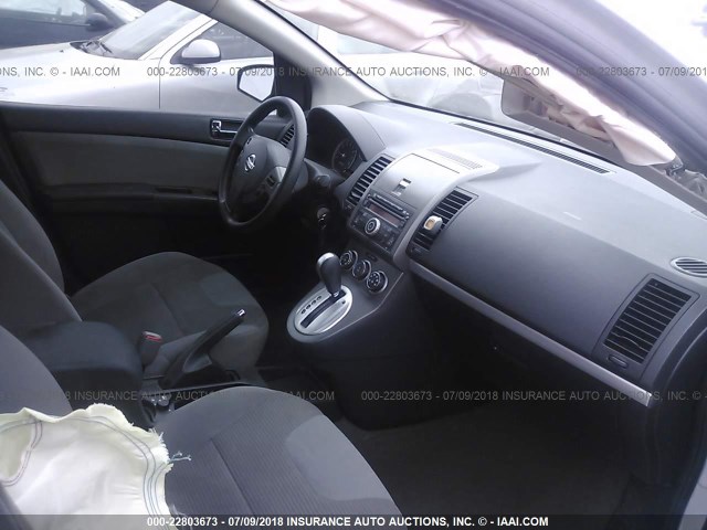 3N1AB6AP5BL669922 - 2011 NISSAN SENTRA 2.0/2.0S/SR/2.0SL SILVER photo 5