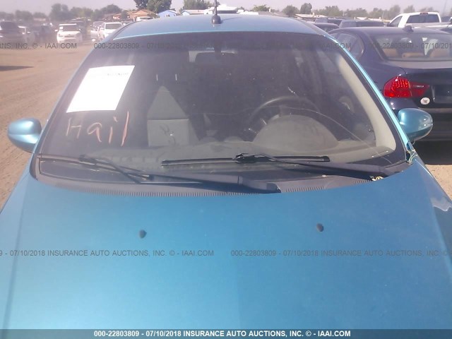 KL1TD66E39B338041 - 2009 CHEVROLET AVEO LS/LT 青色 照片 6