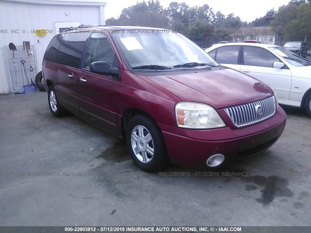 2MRDA20244BJ15505 - 2004 MERCURY MONTEREY RED photo 1