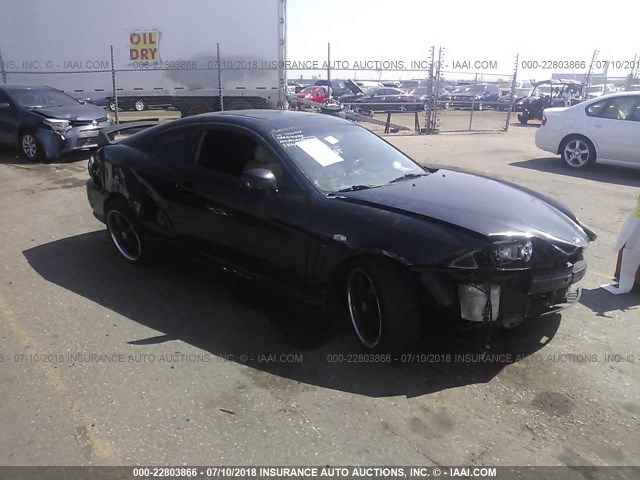 KMHHN65F06U226461 - 2006 HYUNDAI TIBURON GT/SE/GT LIMITED BLACK photo 1