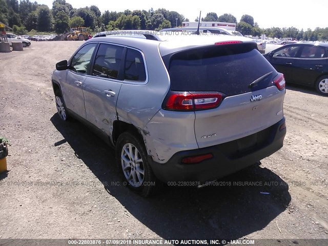 1C4PJMCS6GW239043 - 2016 JEEP CHEROKEE LATITUDE GRAY photo 3