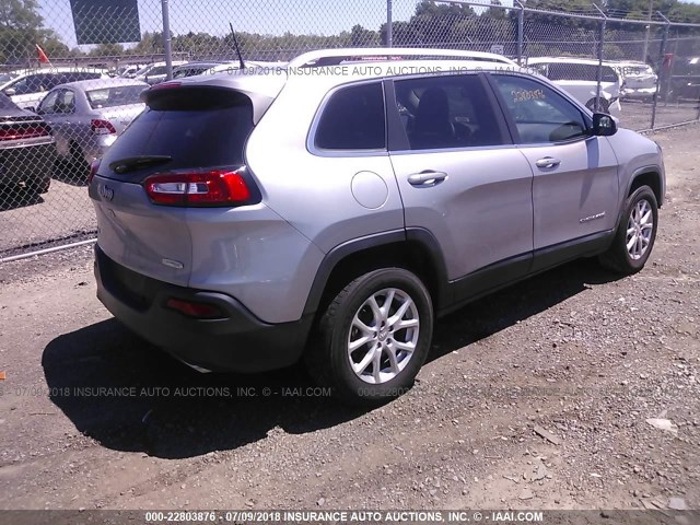 1C4PJMCS6GW239043 - 2016 JEEP CHEROKEE LATITUDE GRAY photo 4