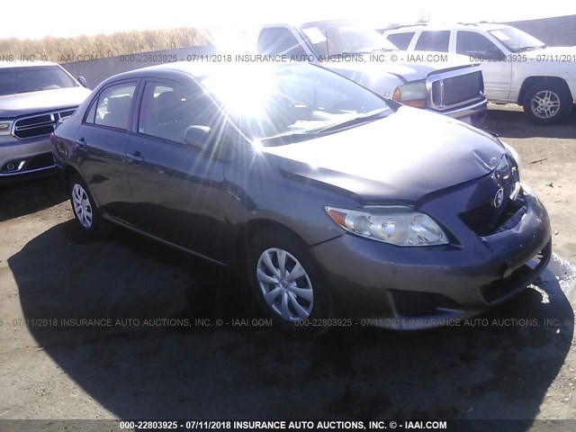 1NXBU4EE0AZ383954 - 2010 TOYOTA COROLLA S/LE/XLE GRAY photo 1