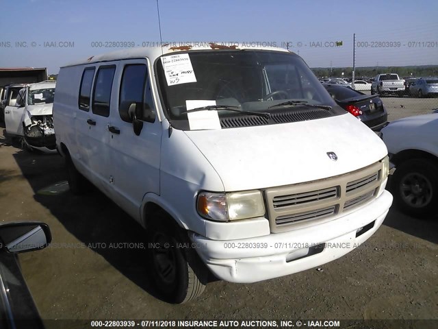 2B7HB21Z0TK128487 - 1996 DODGE RAM VAN B2500 WHITE photo 1