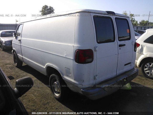 2B7HB21Z0TK128487 - 1996 DODGE RAM VAN B2500 WHITE photo 3