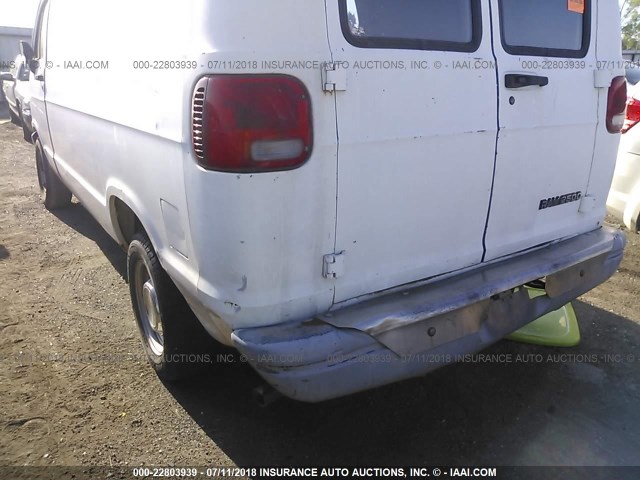 2B7HB21Z0TK128487 - 1996 DODGE RAM VAN B2500 WHITE photo 6