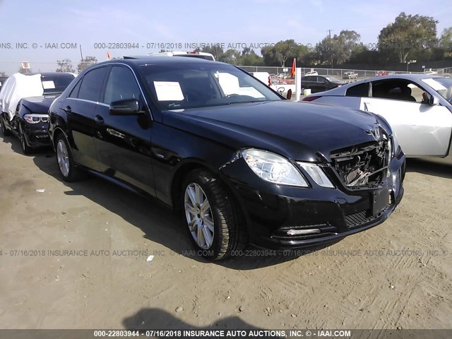 WDDHF5KB5CA543572 - 2012 MERCEDES-BENZ E 350 BLACK photo 1