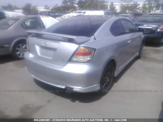 JTKDE177960093551 - 2006 TOYOTA SCION TC 银色 照片 4