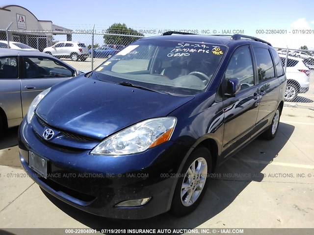 5TDZA22C26S569073 - 2006 TOYOTA SIENNA XLE/XLE LIMITED BLUE photo 2