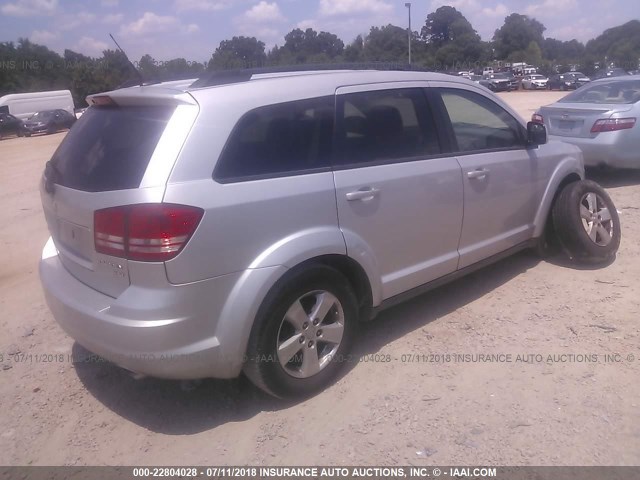 3D4PG5FV0AT260173 - 2010 DODGE JOURNEY SXT GRAY photo 4