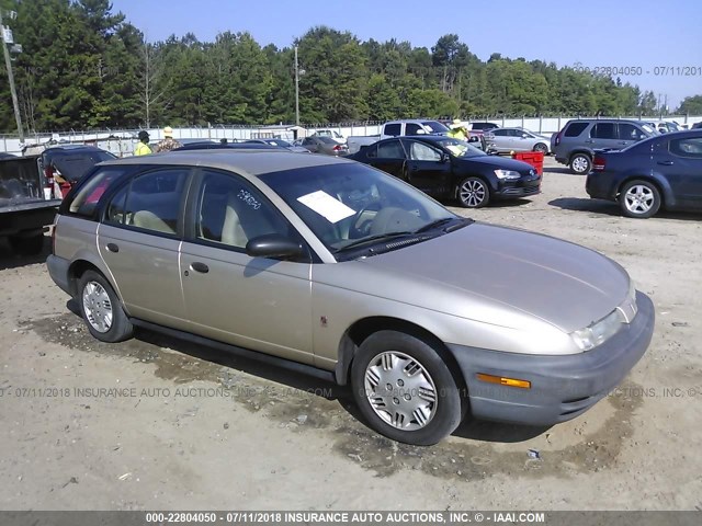 1G8ZG8285VZ205816 - 1997 SATURN SW1 GOLD photo 1