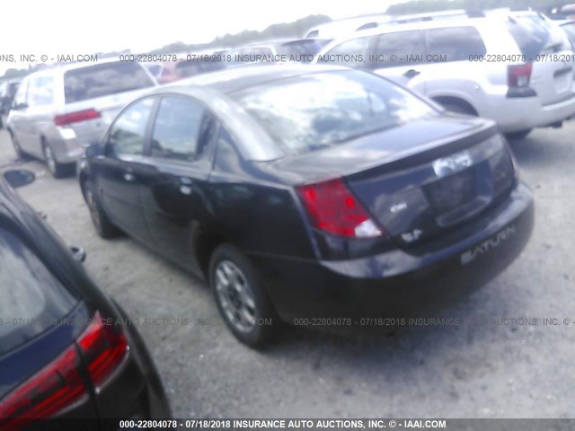 1G8AJ52F13Z116138 - 2003 SATURN ION LEVEL 2 BLACK photo 3