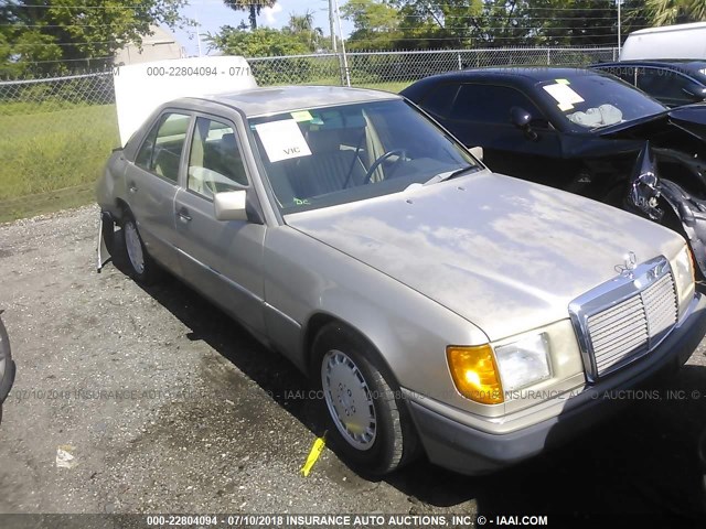 WDBEA26DXMB400858 - 1991 MERCEDES-BENZ 300 E 2.6 GOLD photo 1