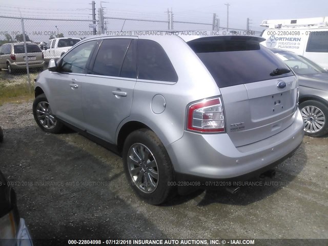 2FMDK49C49BA35194 - 2009 FORD EDGE LIMITED SILVER photo 3