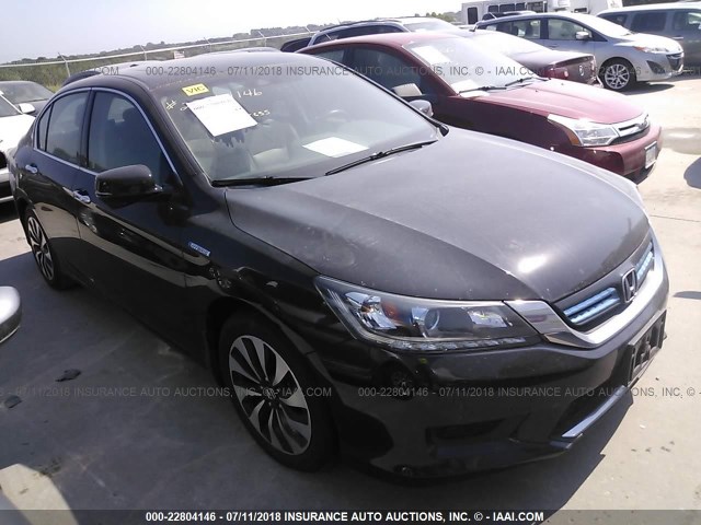 1HGCR6F52FA015077 - 2015 HONDA ACCORD HYBRID/EXL BLACK photo 1