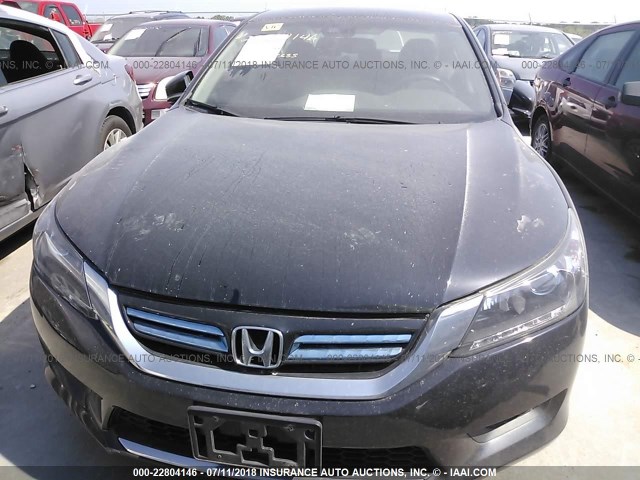 1HGCR6F52FA015077 - 2015 HONDA ACCORD HYBRID/EXL BLACK photo 6