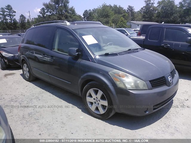 5N1BV28U45N139034 - 2005 NISSAN QUEST S/SE/SL GRAY photo 1