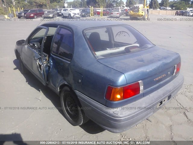 JT2EL46B4N0178099 - 1992 TOYOTA TERCEL STD BLUE photo 3