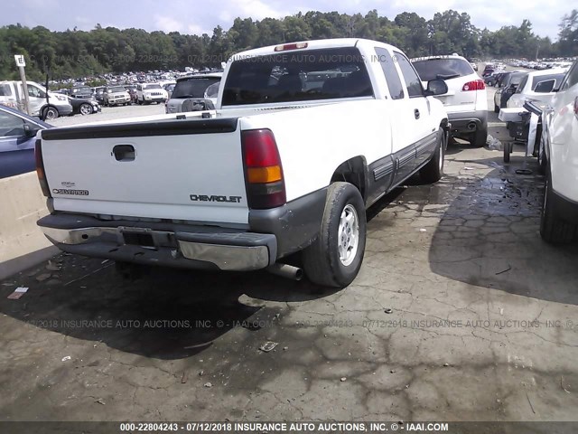 2GCEC19T9Y1193152 - 2000 CHEVROLET SILVERADO C1500 WHITE photo 4