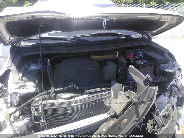 1FM5K7F87EGA89579 - 2014 FORD EXPLORER LIMITED 银色 照片 10