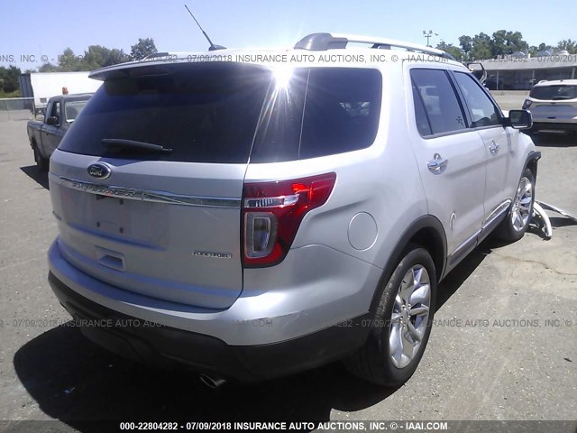 1FM5K7F87EGA89579 - 2014 FORD EXPLORER LIMITED 银色 照片 4