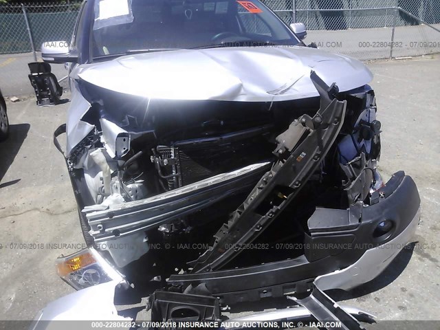 1FM5K7F87EGA89579 - 2014 FORD EXPLORER LIMITED 银色 照片 6