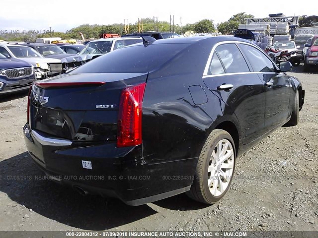 1G6AA5RX6H0166584 - 2017 CADILLAC ATS BLACK photo 4