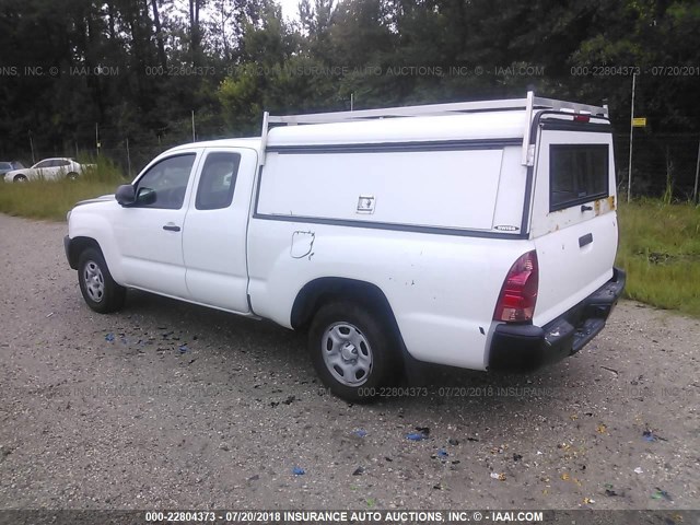 5TFTX4CN4FX063951 - 2015 TOYOTA TACOMA ACCESS CAB Weiß Foto 3
