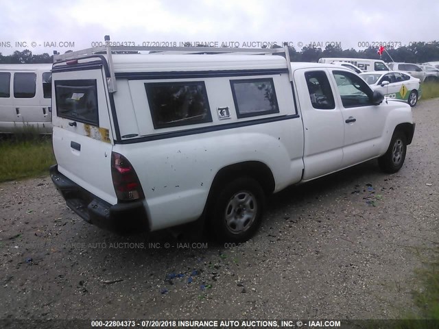5TFTX4CN4FX063951 - 2015 TOYOTA TACOMA ACCESS CAB Weiß Foto 4