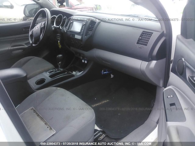 5TFTX4CN4FX063951 - 2015 TOYOTA TACOMA ACCESS CAB Weiß Foto 5