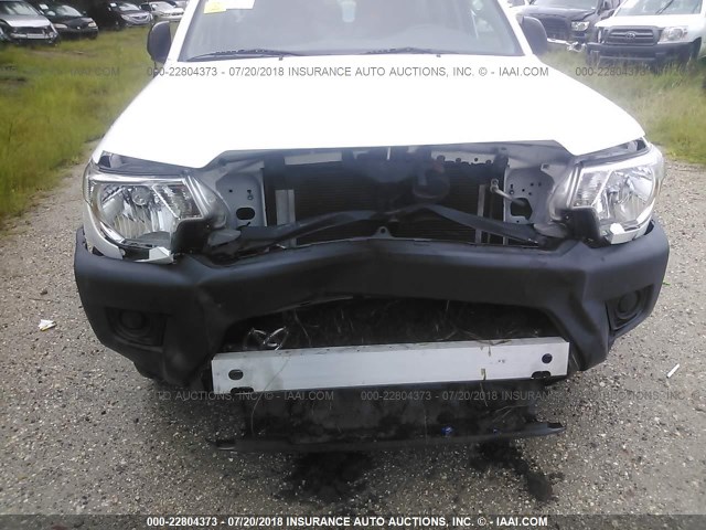 5TFTX4CN4FX063951 - 2015 TOYOTA TACOMA ACCESS CAB Weiß Foto 6