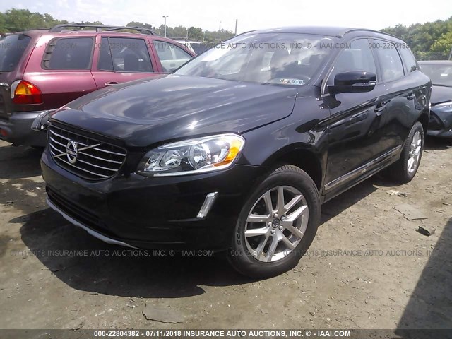 YV440MDJ1H2077436 - 2017 VOLVO XC60 T5 BLACK photo 2