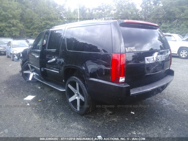 1GYFK668X8R244244 - 2008 CADILLAC ESCALADE ESV BLACK photo 3