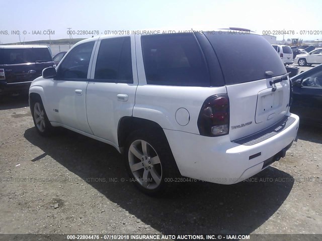 1GNET13H482166954 - 2008 CHEVROLET TRAILBLAZER SS WHITE photo 3