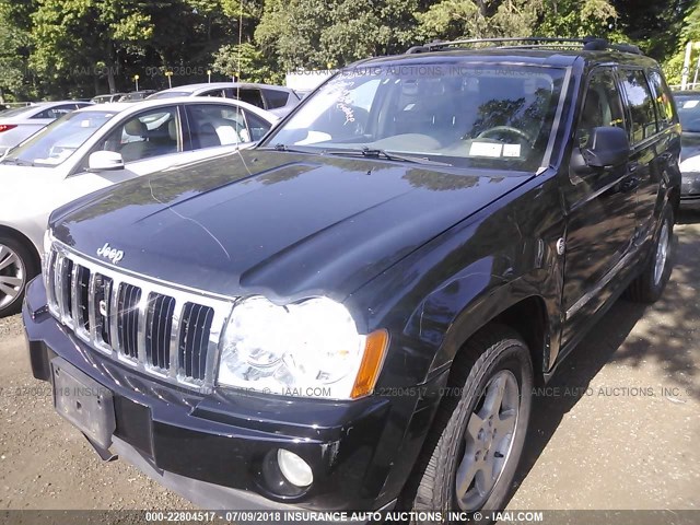 1J8HR58N76C202615 - 2006 JEEP GRAND CHEROKEE LIMITED BLACK photo 6