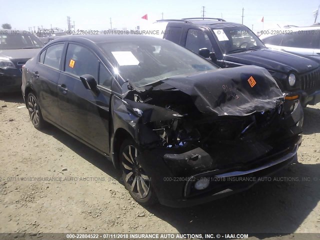 19XFB2F96FE067711 - 2015 HONDA CIVIC EXL 黑色 照片 1