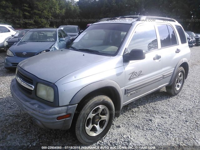 2CNBJ734X26903128 - 2002 CHEVROLET TRACKER ZR2 银色 照片 2