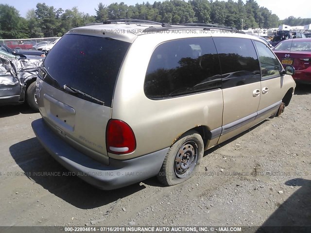 1B4GP44R1YB523986 - 2000 DODGE GRAND CARAVAN SE/SPORT TAN photo 4