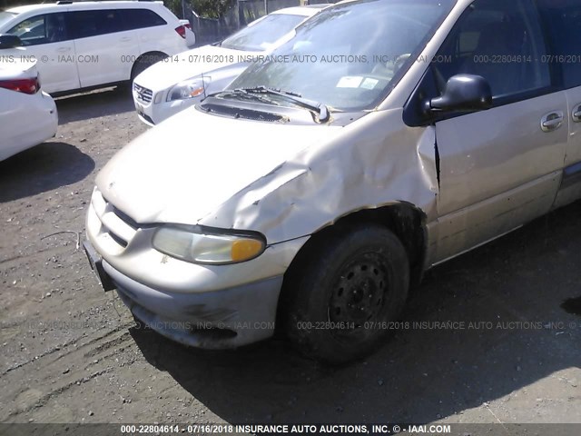 1B4GP44R1YB523986 - 2000 DODGE GRAND CARAVAN SE/SPORT TAN photo 6