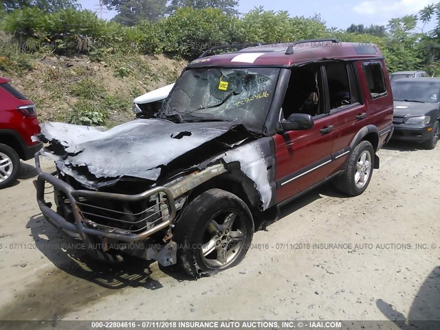 SALTY1247XA205422 - 1999 LAND ROVER DISCOVERY II  RED photo 2