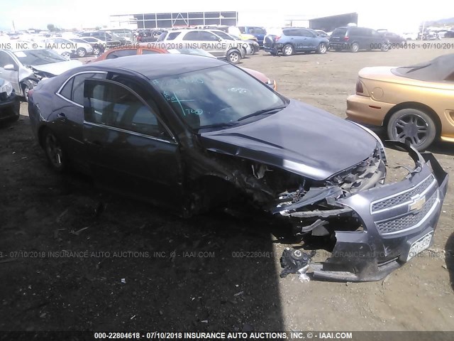1G11B5SA3DF346783 - 2013 CHEVROLET MALIBU LS GRAY photo 1