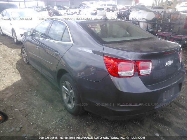 1G11B5SA3DF346783 - 2013 CHEVROLET MALIBU LS GRAY photo 3