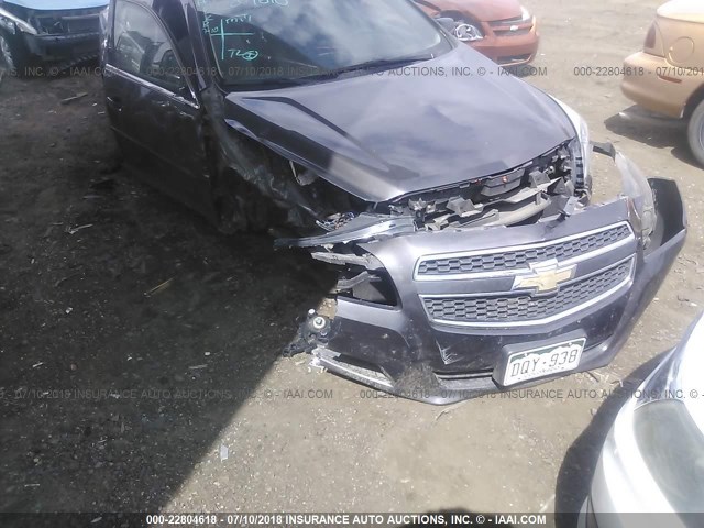 1G11B5SA3DF346783 - 2013 CHEVROLET MALIBU LS GRAY photo 6