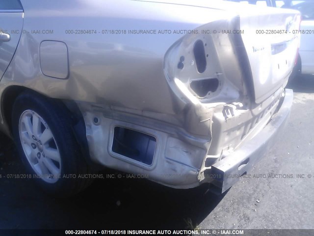 4T1BE30K93U676226 - 2003 TOYOTA CAMRY LE/XLE/SE 金色 照片 6