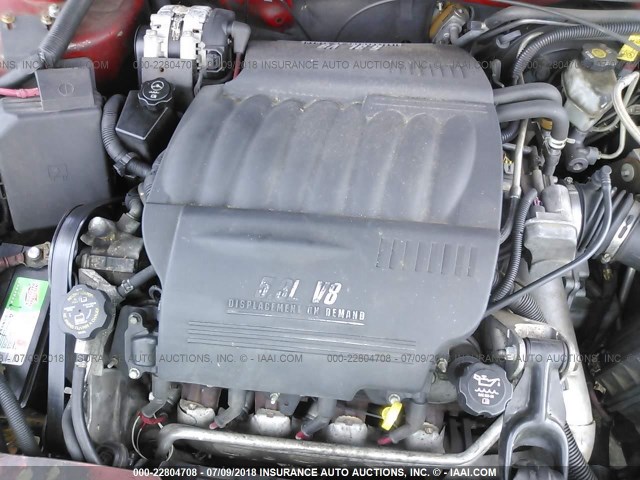 2G1WL15CX69283119 - 2006 CHEVROLET MONTE CARLO SS წითელი ფოტო 10