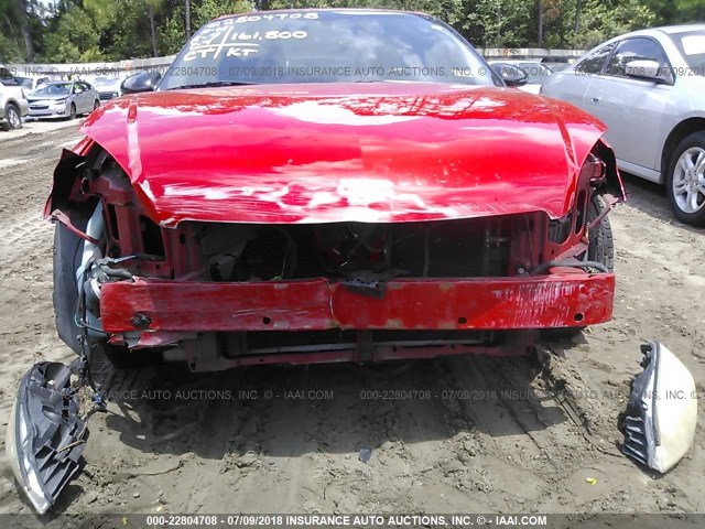 2G1WL15CX69283119 - 2006 CHEVROLET MONTE CARLO SS წითელი ფოტო 6